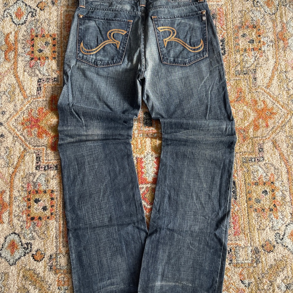 Rock & Republic Dark Blue Straight Jeans
